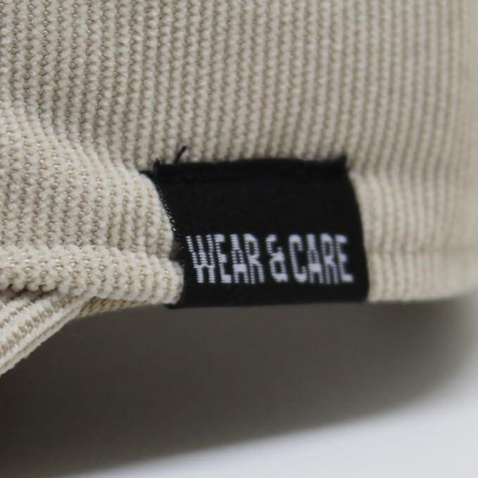 Casquette de baseball -Velours côtelé - Recyclé / Adulte / Taille unique (Beige) 6/7