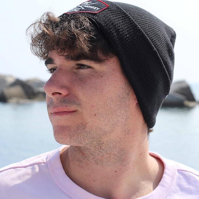 Gorro de Punto - Beanie Reciclado - Talla única - (Negro) 4/6