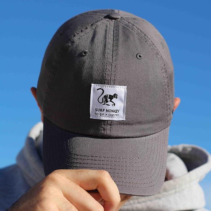 Cappello da baseball - Cotone biologico - Senza struttura / Adulto (Grigio) 4/7