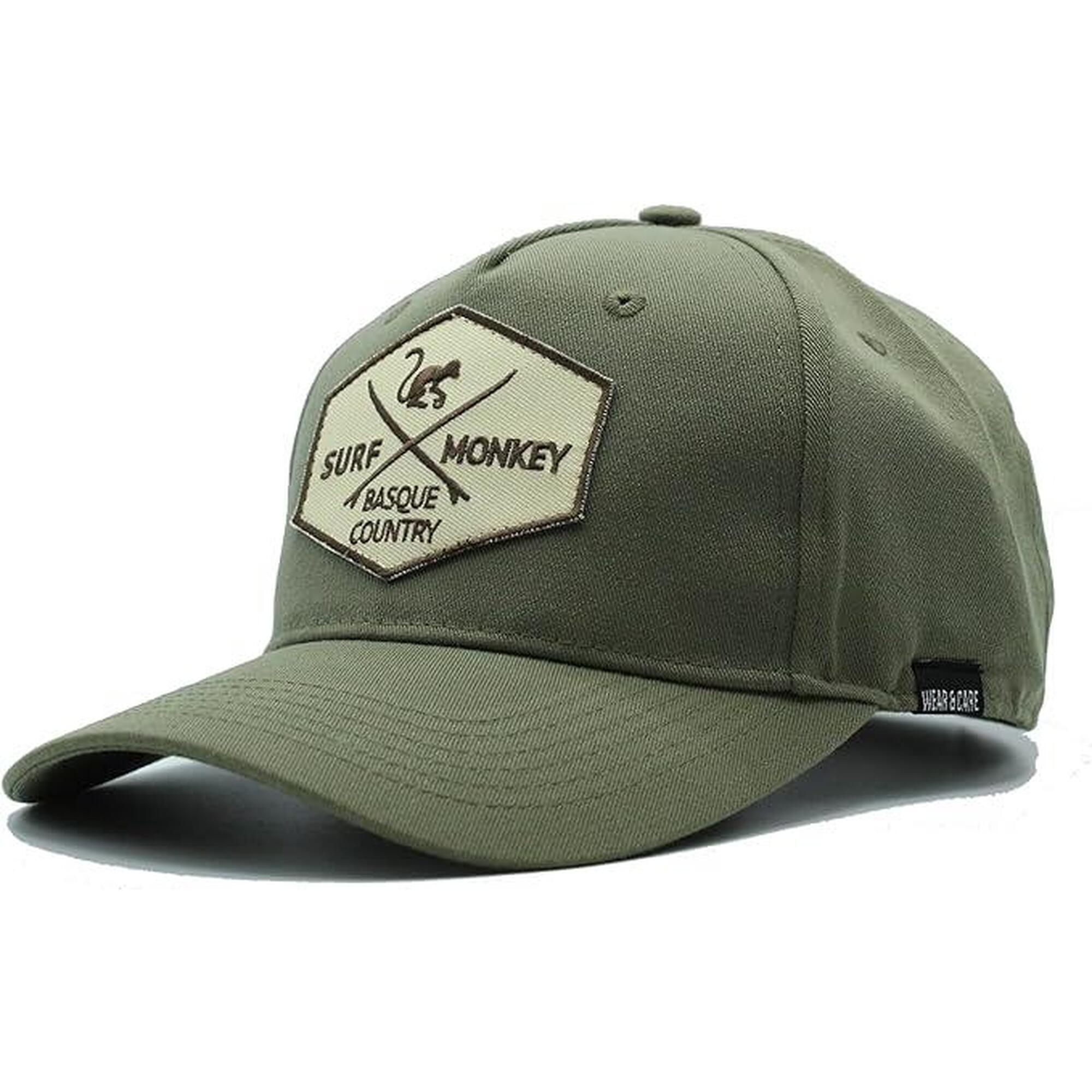 Gorra Trucker - 5 Paneles -Poliéster Reciclado /Adulto /Talla única(Verde Oliva)