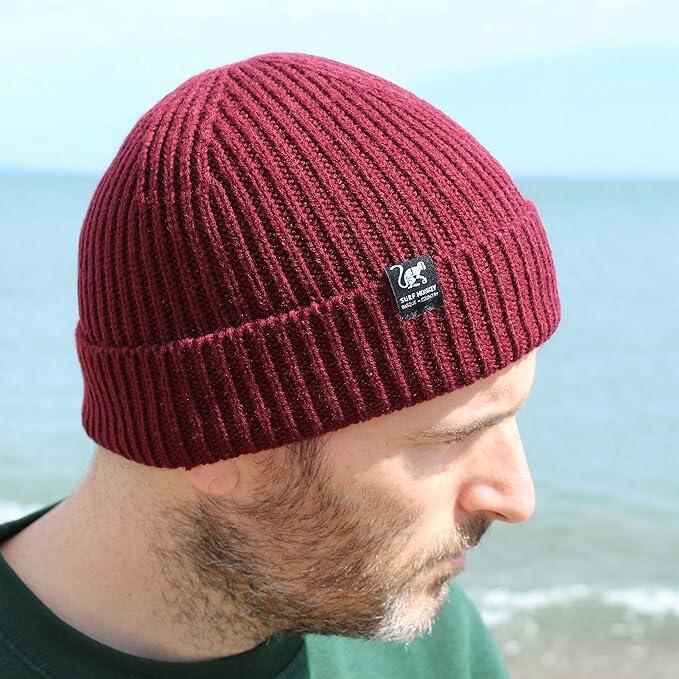 Strickmütze – gesäumt / Einheitsgröße (Kastanienbraun) 3/5