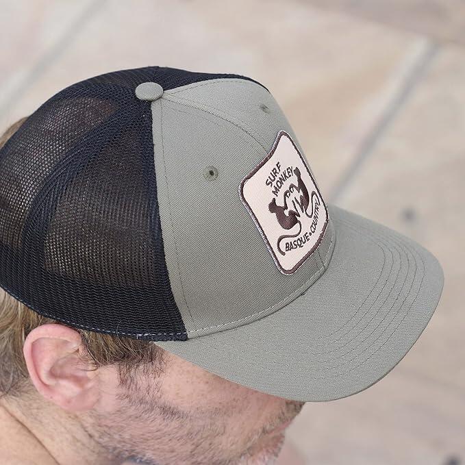 Casquette Trucker -Polyester recyclé - 6 panneaux /Adulte /Taille unique (Olive) 3/5