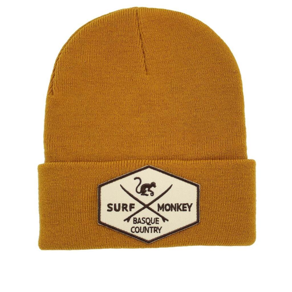 Knitted Hat - Recycled Beanie - One Size - (Mustard)
