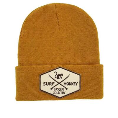 Gebreide muts - gerecycleerde muts - one size - (olijfgroen)