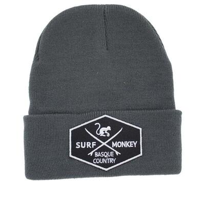 Gebreide muts - gerecycleerde muts - one size - (olijfgroen)