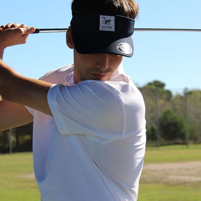 Visière haute performance - Golf/Tennis - Sèche / Adulte / Taille unique (Bleu) 6/6