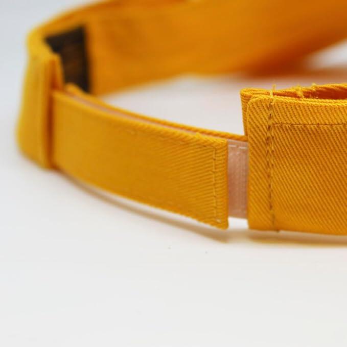 Boné de viseira - Golfe/Ténis - Algodão / Adulto / Tamanho único (Amarelo) 5/5
