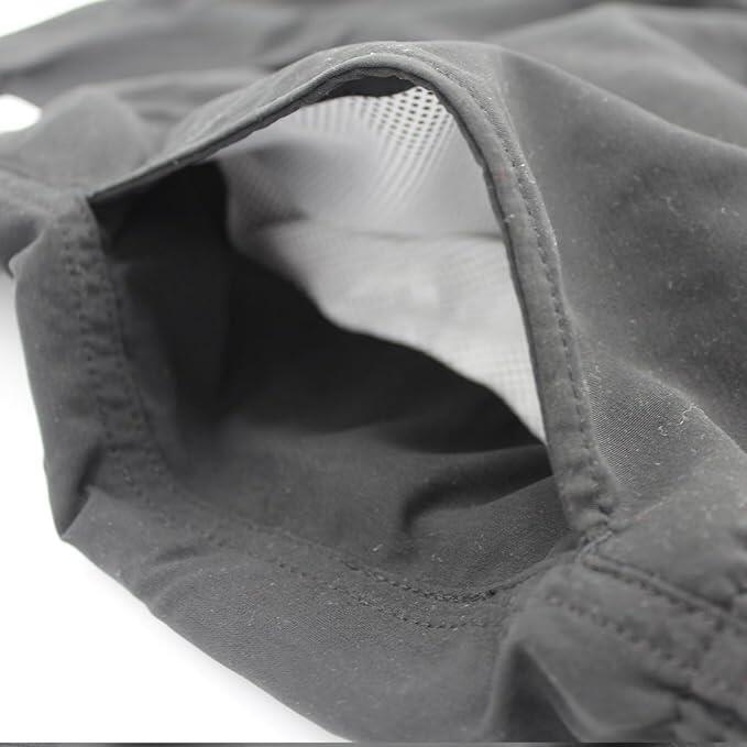 Maillot de bain à séchage rapide - Short de bain / Homme (Noir) 6/7