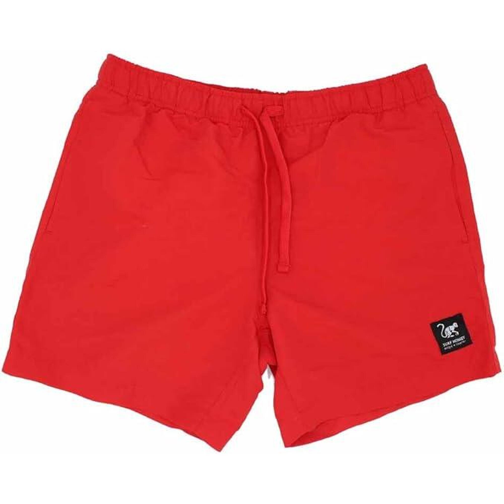 Bañador Quick-Dry - Volley - Short de Natación / Hombre / Talla-XL (Rojo)