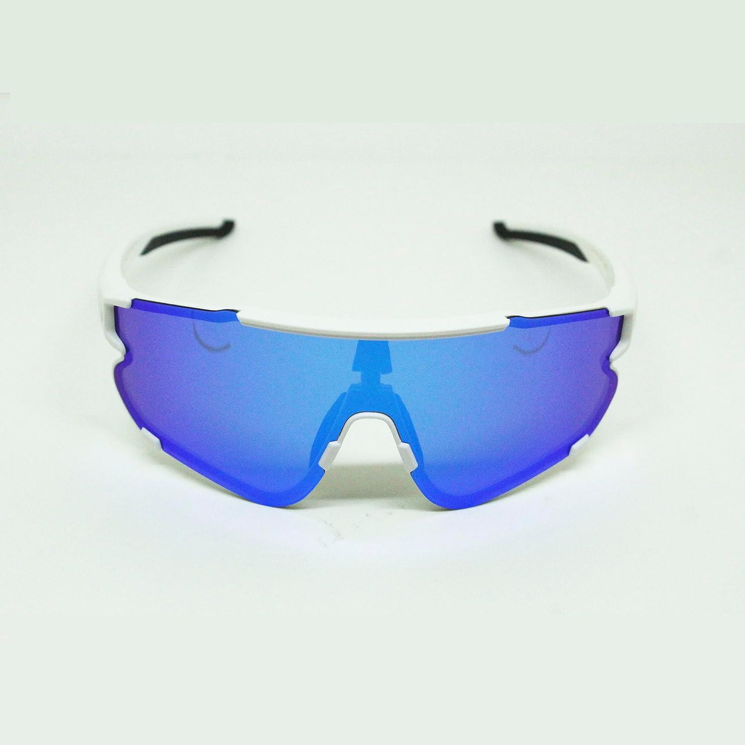 Occhiali sportivi unisex - Protezione UV400 / Lenti polarizzate TR90 (blu) 5/7