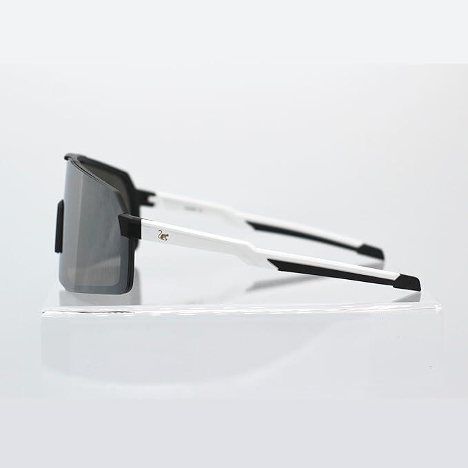 Gafas de Sol Polarizadas 3 Lentes Intercambiables - UV 400 Anti Viento (Blanco)