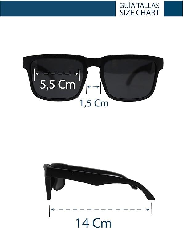 Occhiali da sole unisex - Polarizzati / UV400 (Nero) 7/7