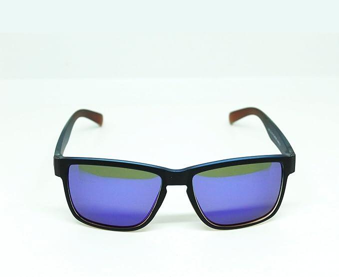 Okulary przeciwsłoneczne unisex – polaryzacyjne / UV400 (czarno-niebieskie) 4/7
