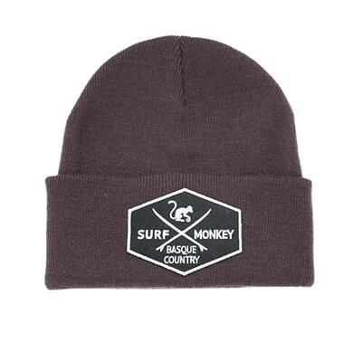 Beanie gebreide muts - one size - (zwart)