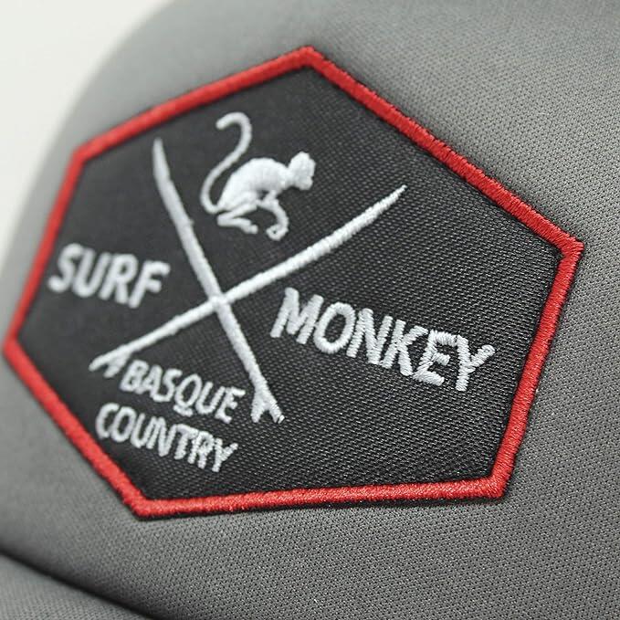Casquette Trucker - Rembourrée / Adulte / Taille Unique (Gris/Rouge) 2/6