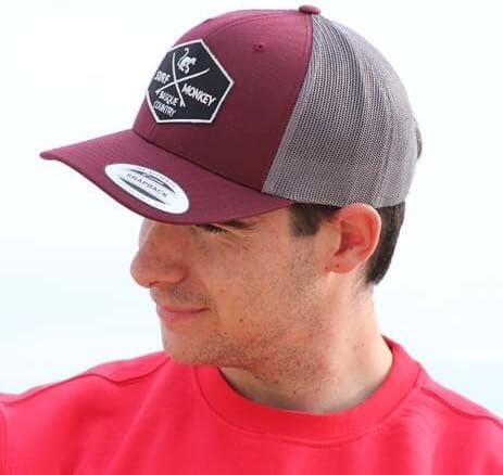 Gorra Trucker - 6 Paneles / Adulto / Talla única (Granate) 4/7