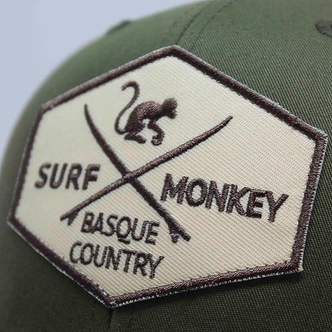 Gorra Trucker - 6 Paneles / Adulto / Talla única (Verde/Beige) 5/7