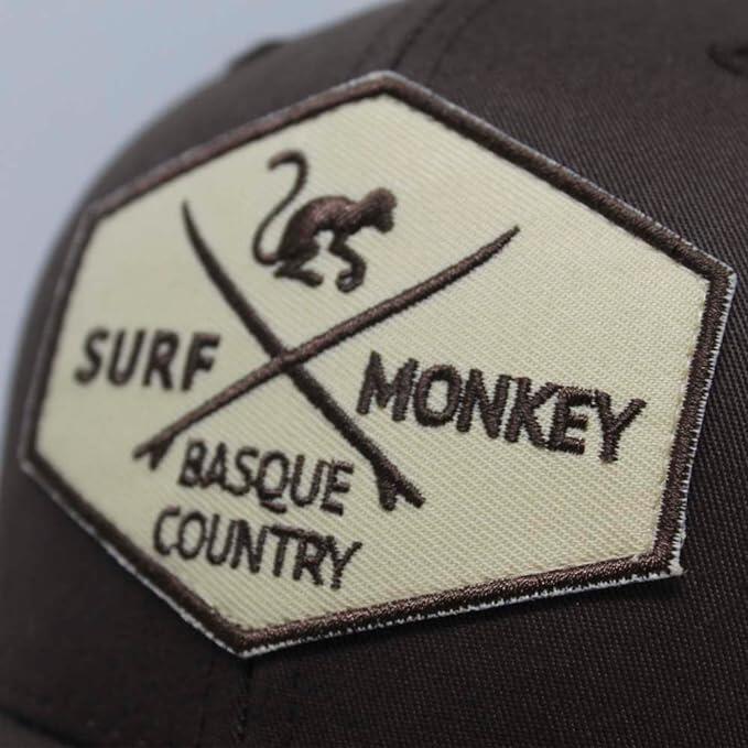 Gorra Trucker - 6 Paneles / Adulto / Talla única (Marron/Negro) 2/6