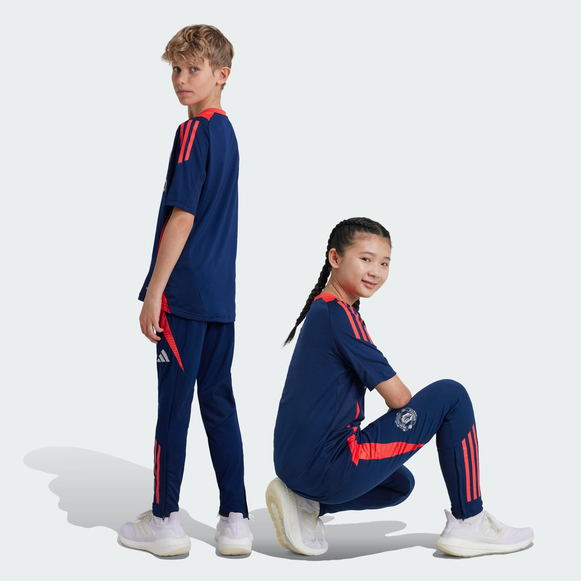 Pantalon d'entraînement Manchester United Tiro 24 Enfants 3/5