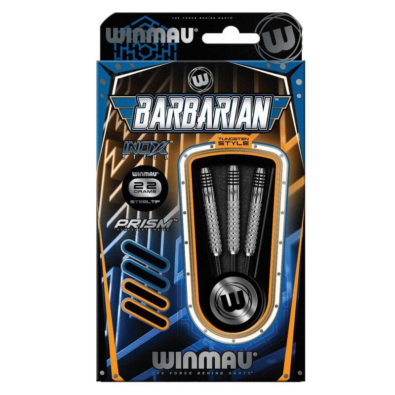 Winmau Dardos punta de acero Barbarian Inox