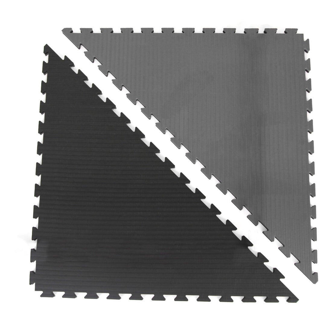 Octagon Jigsaw Mat - 3cm SMAI - Black / Grey
