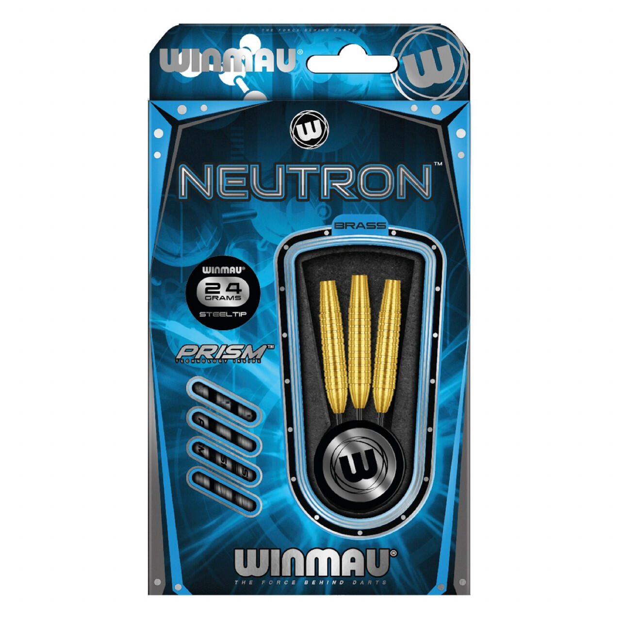 Winmau Fléchettes à pointe d'acier Neutron brass 7/7