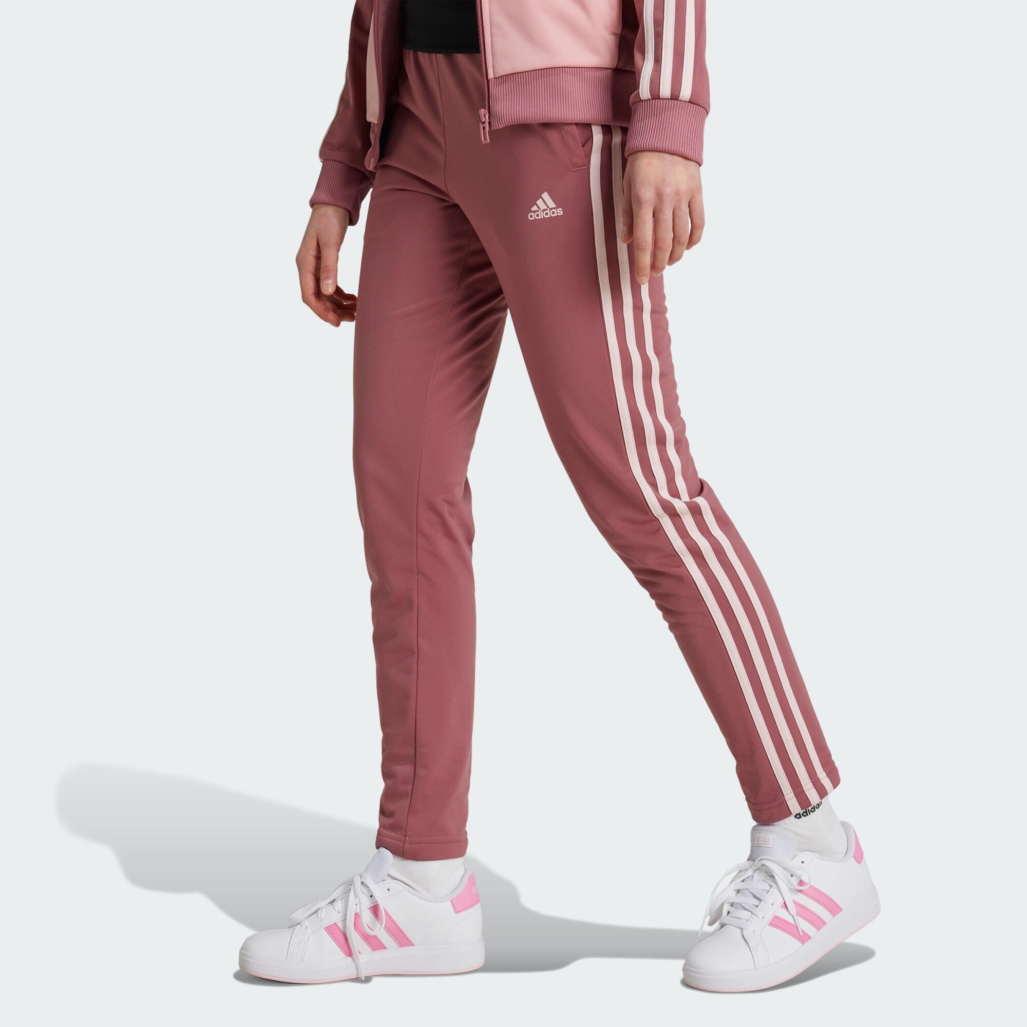 adidas snap pants pink
