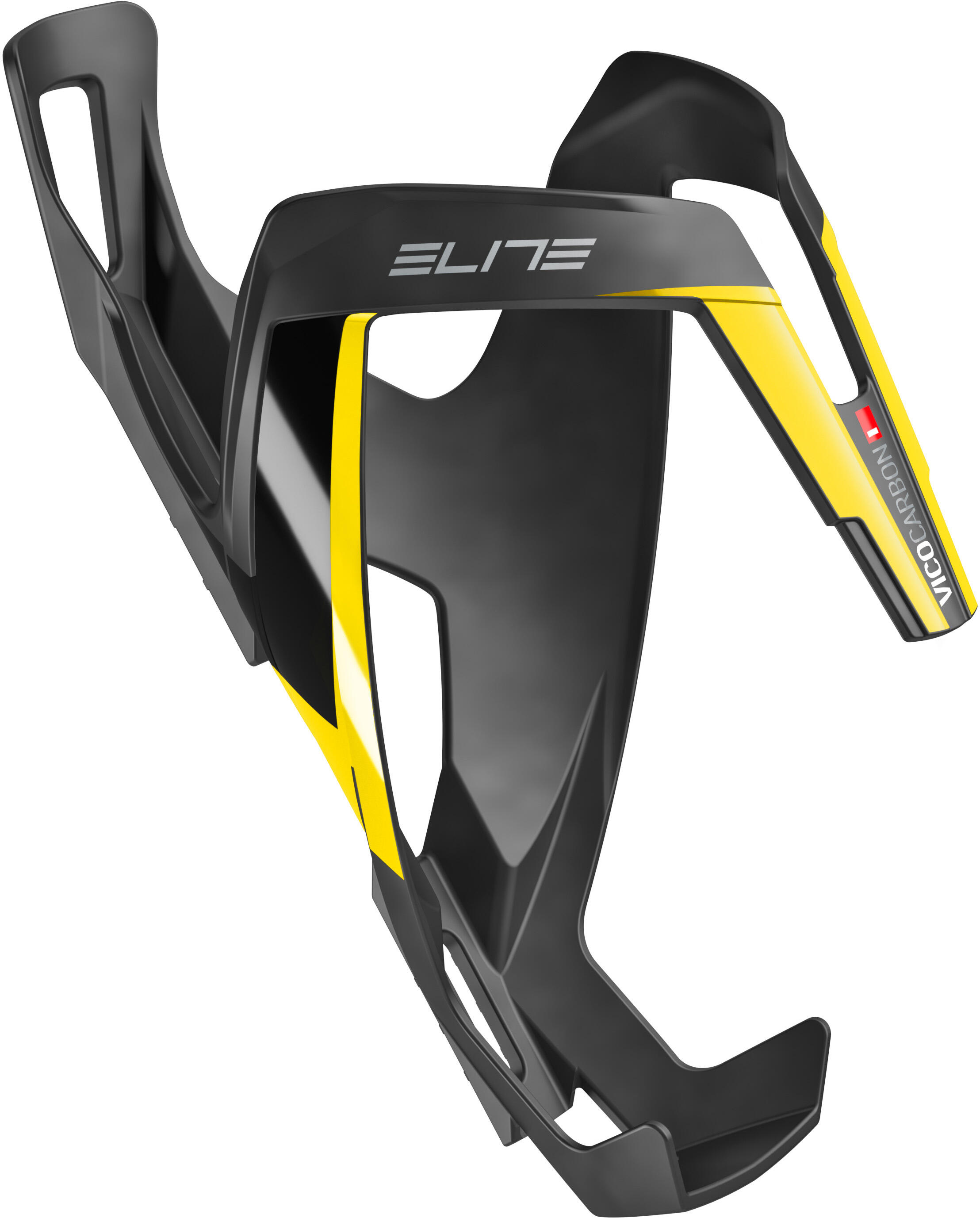 ELITE Porte-bidon Vico Carbon, noir/jaune