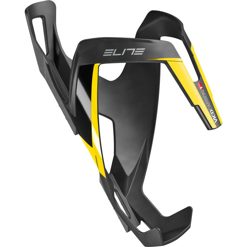 ELITE Porte-bidon Vico Carbon, noir/jaune