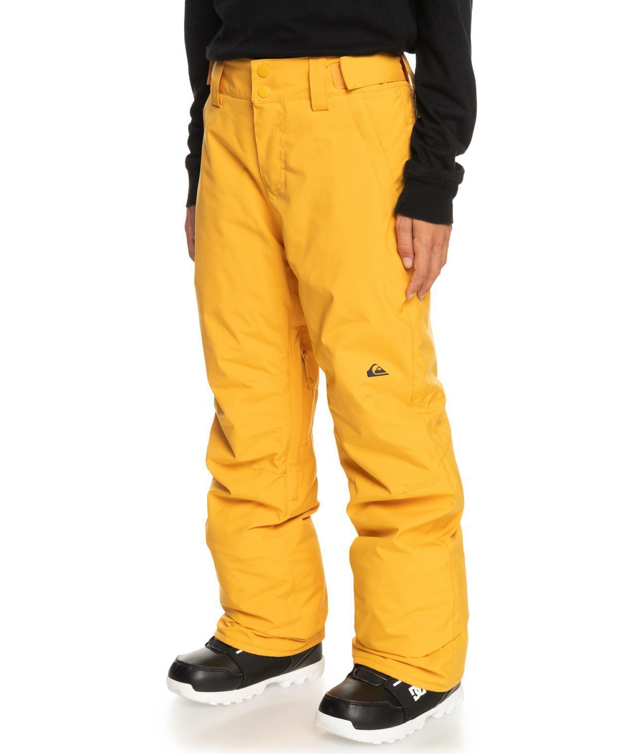 Quiksilver Estate Boys Ski Pants - Mineral Yellow 2/5