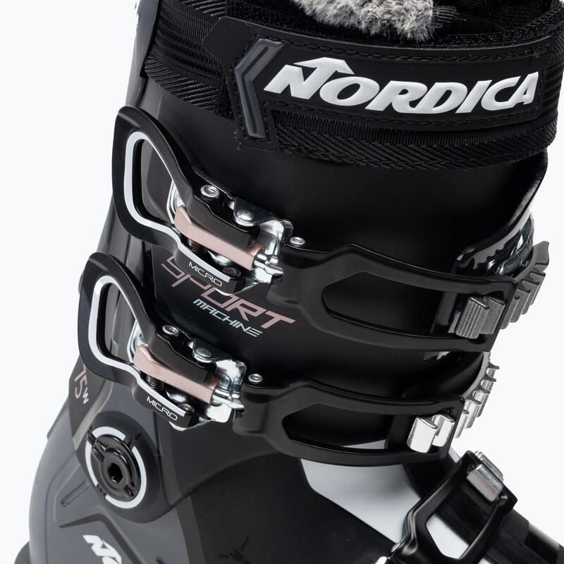 Cizme de schi dama Nordica Sportmachine 3 75 W, negre, 25,5 cm