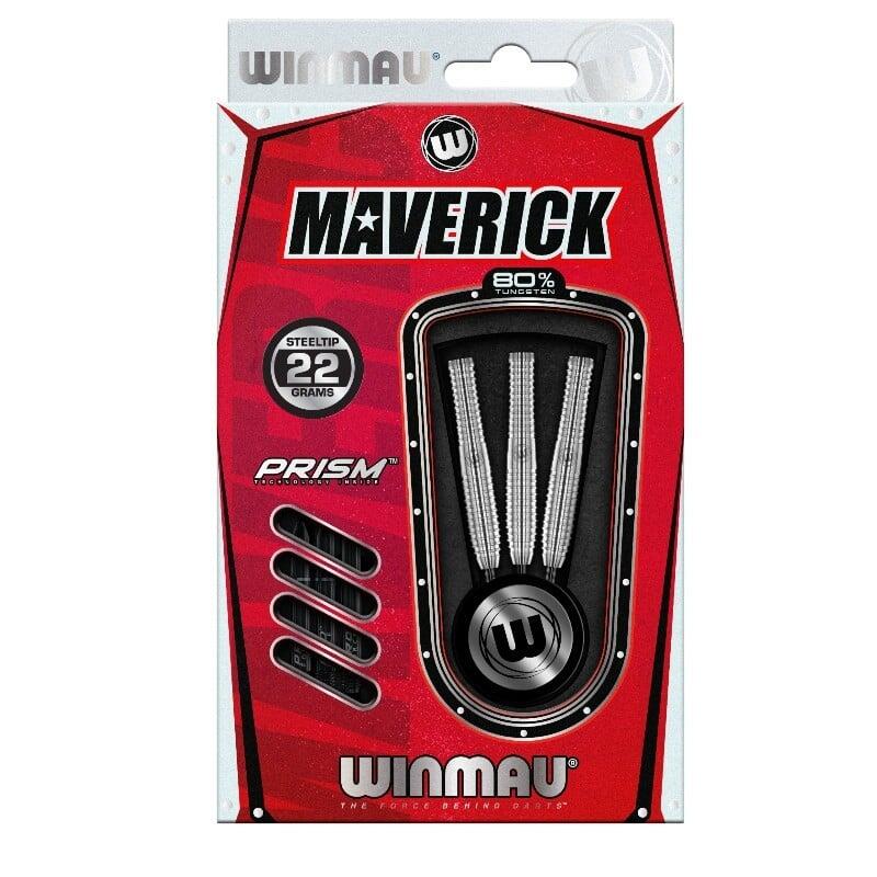 Winmau Dardos punta de acero Maverick 80% tungsten