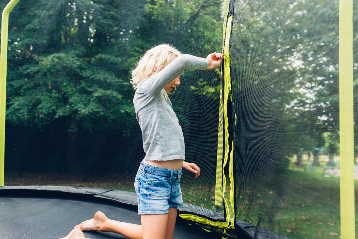 Plum Springsafe Trampolin Wave 305 cm mit Sicherheitsnetz 2/4