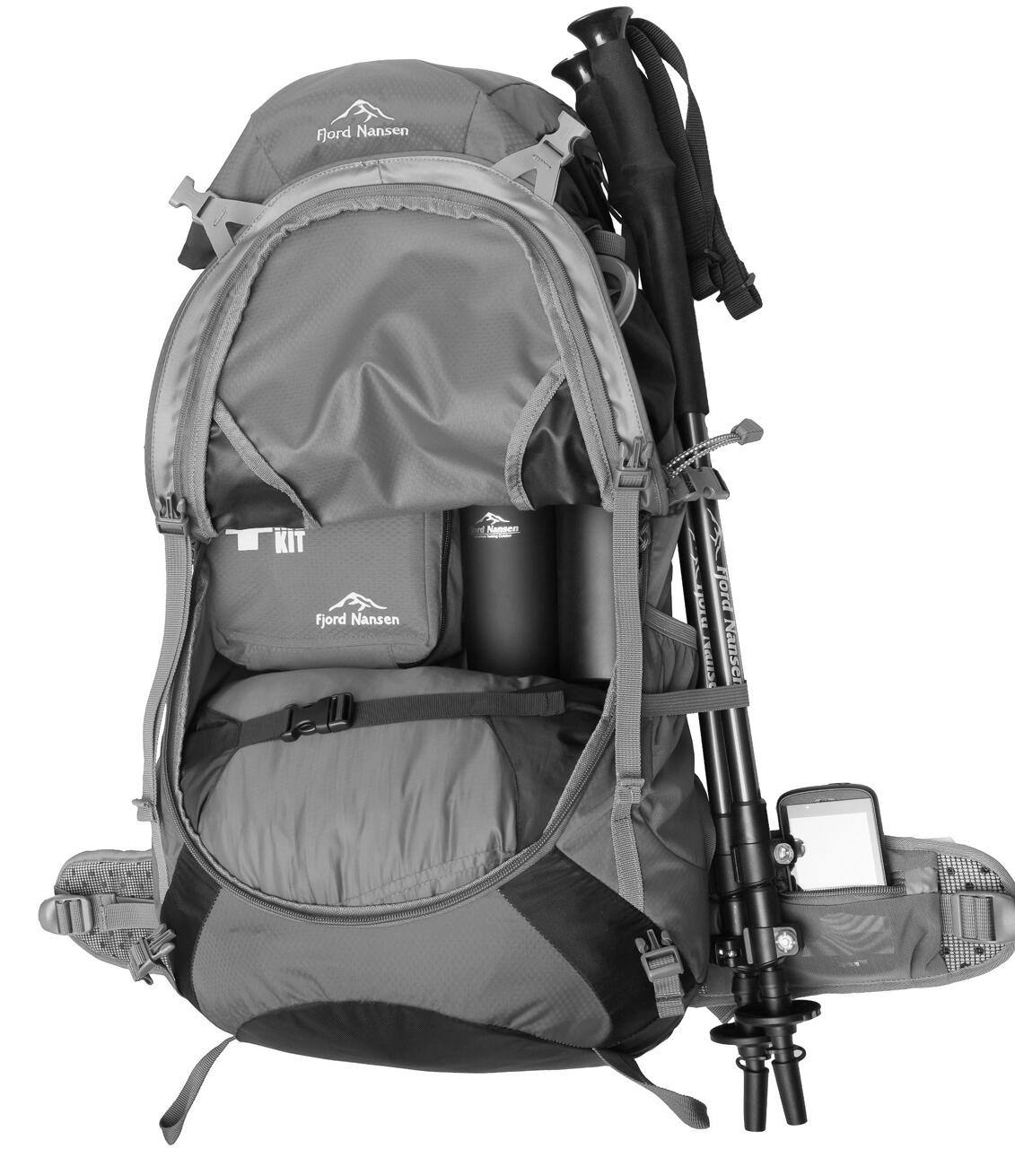 Plecak trekkingowy Fjord Nansen Bodo 40 black 3/4