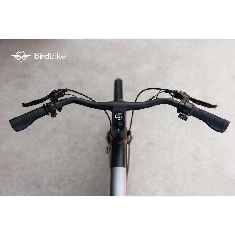 Vélo Urbain BirdBike A Frame 28’’ Gris - 80km 12,8Ah, Courroie, Freins disques