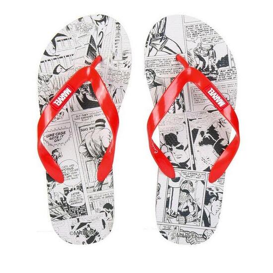 Chanclas para Hombre Marvel Rojo