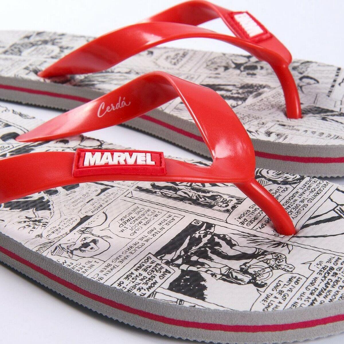 Chanclas para Hombre Marvel Rojo 4/5