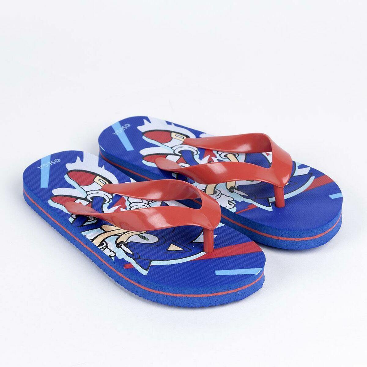 Chanclas para Niños Sonic Azul 1/4