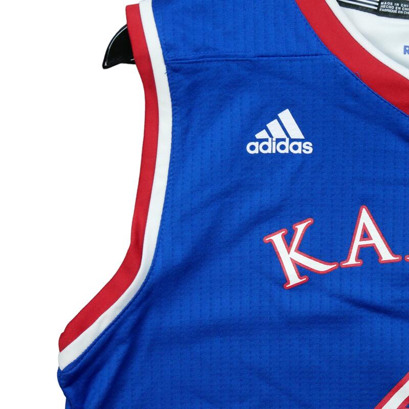 Segunda Vida - Camiseta NCAA de los Kansas Jayhawks de Adidas - Muy Bueno