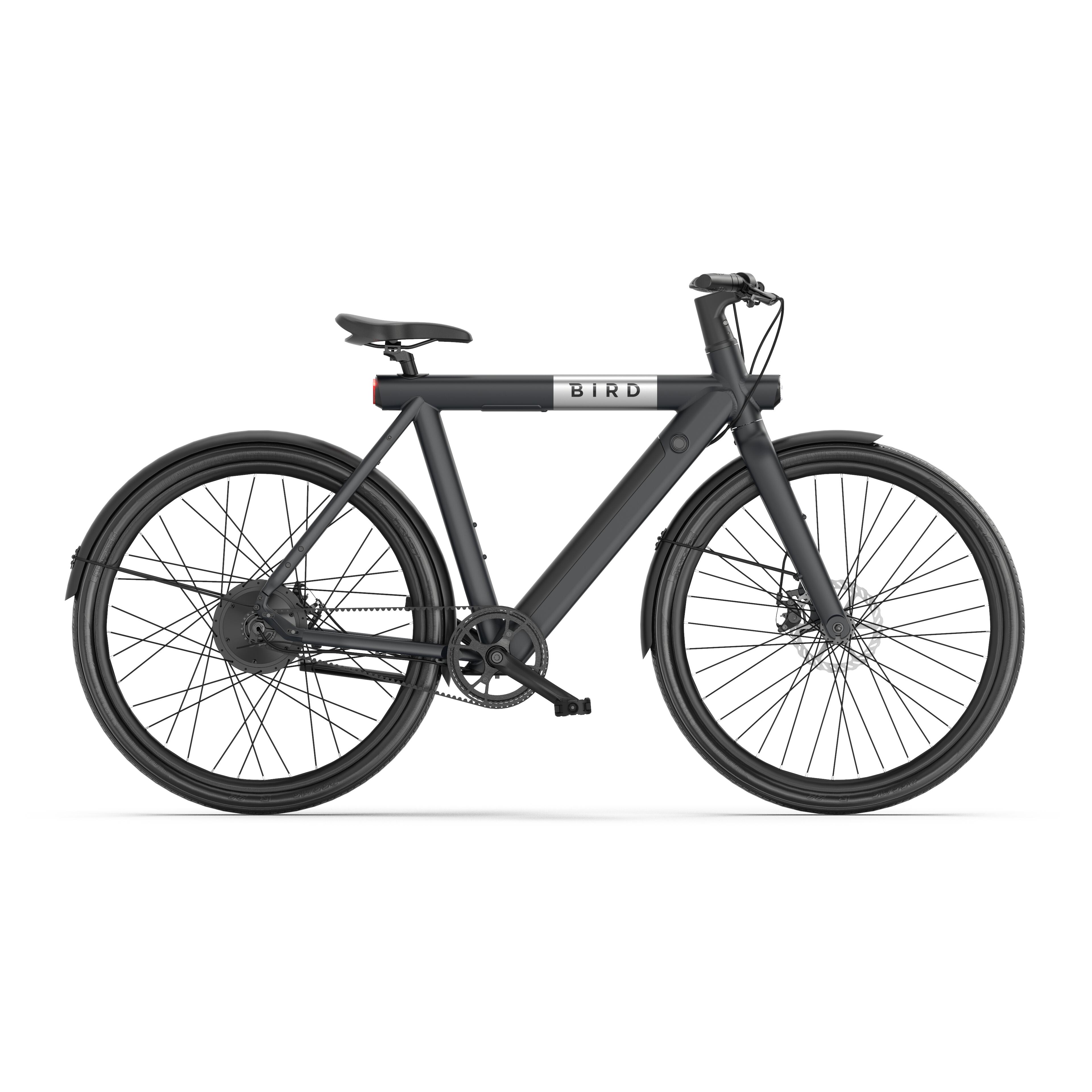 Velo Urbain BirdBike A Frame 28 NOIR 80km 12 8Ah Courroie Freins disques YEEP.ME Decathlon