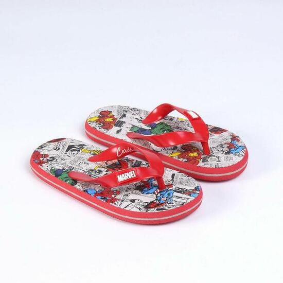 Chanclas para Niños Marvel Rojo