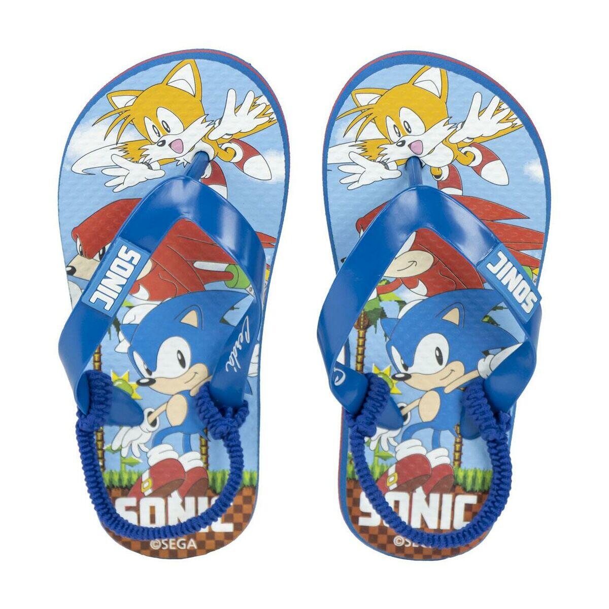 SONIC THE HEDGEHOG Chanclas para Niños Sonic Multicolor