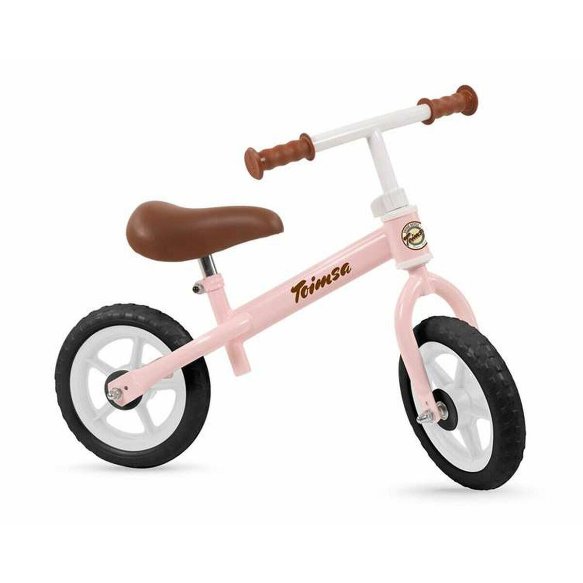 Bicicleta infantil toimsa cor de rosa