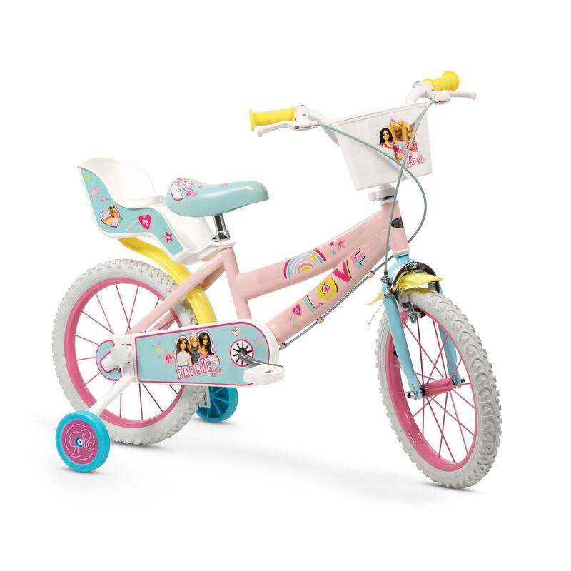 Bicicleta Infantil Barbie Rosa