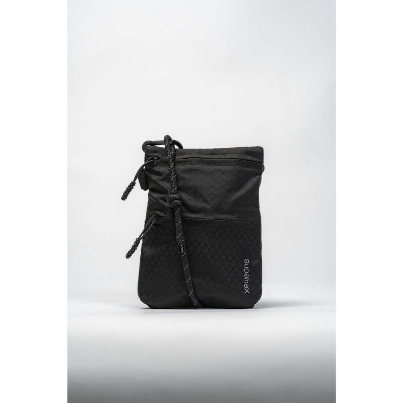 Two Way Water Repellent Mini Side Bag - Black