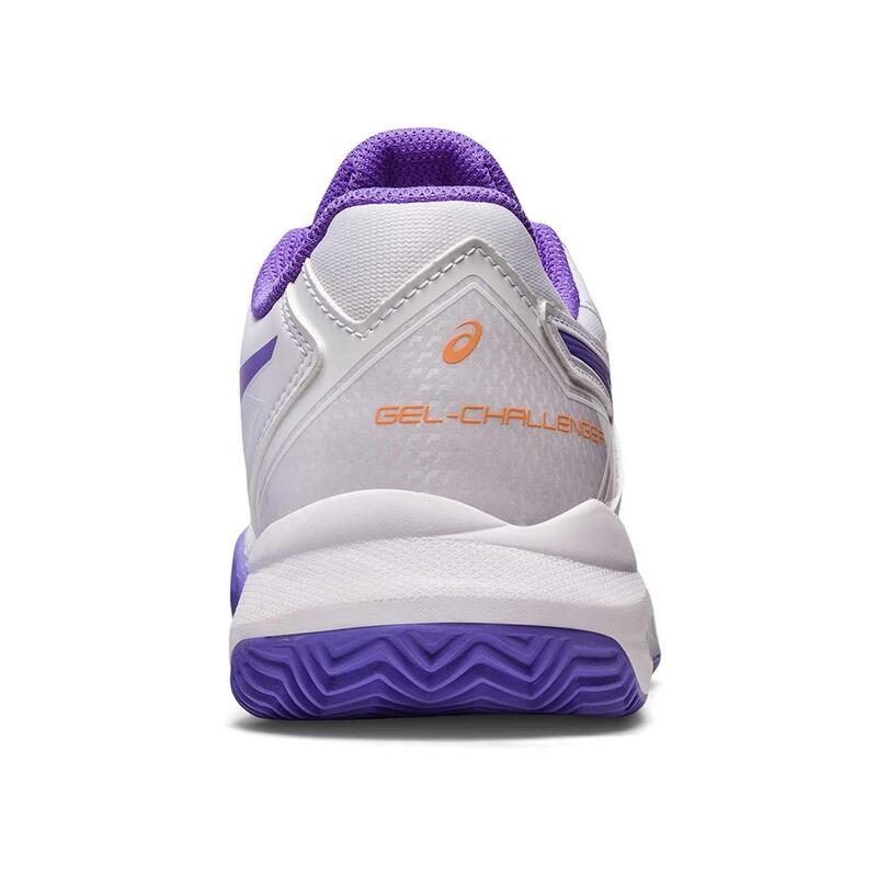 Asics Gel-challenger 13 Clay Blanco Y Morado Mujer 1042a165-104