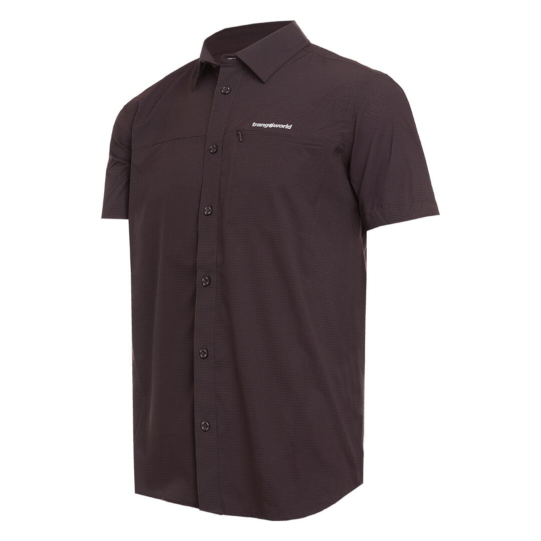 TRANGOWORLD Camisa mangas cortas para Hombre Trangoworld Esera vn Gris protección UV+30