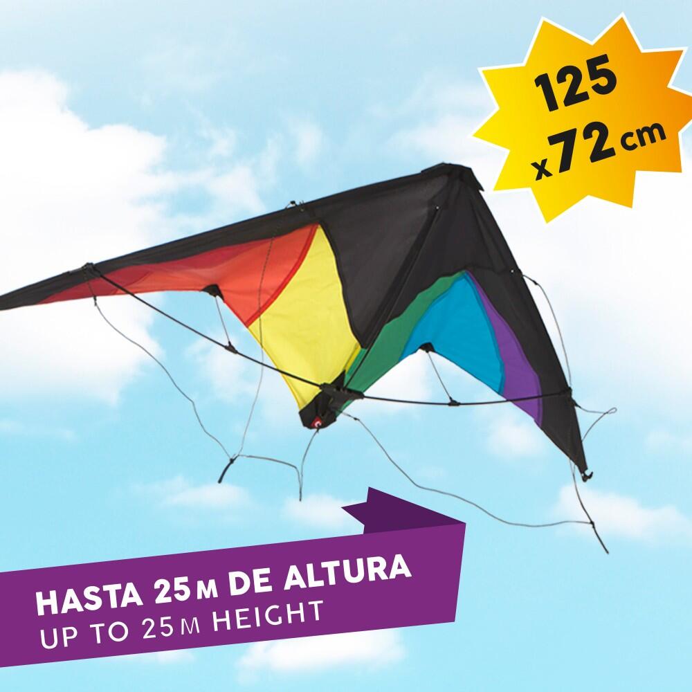 Cometa acrobática pop-up magic 125x72 cm - color arcoíris 6/7