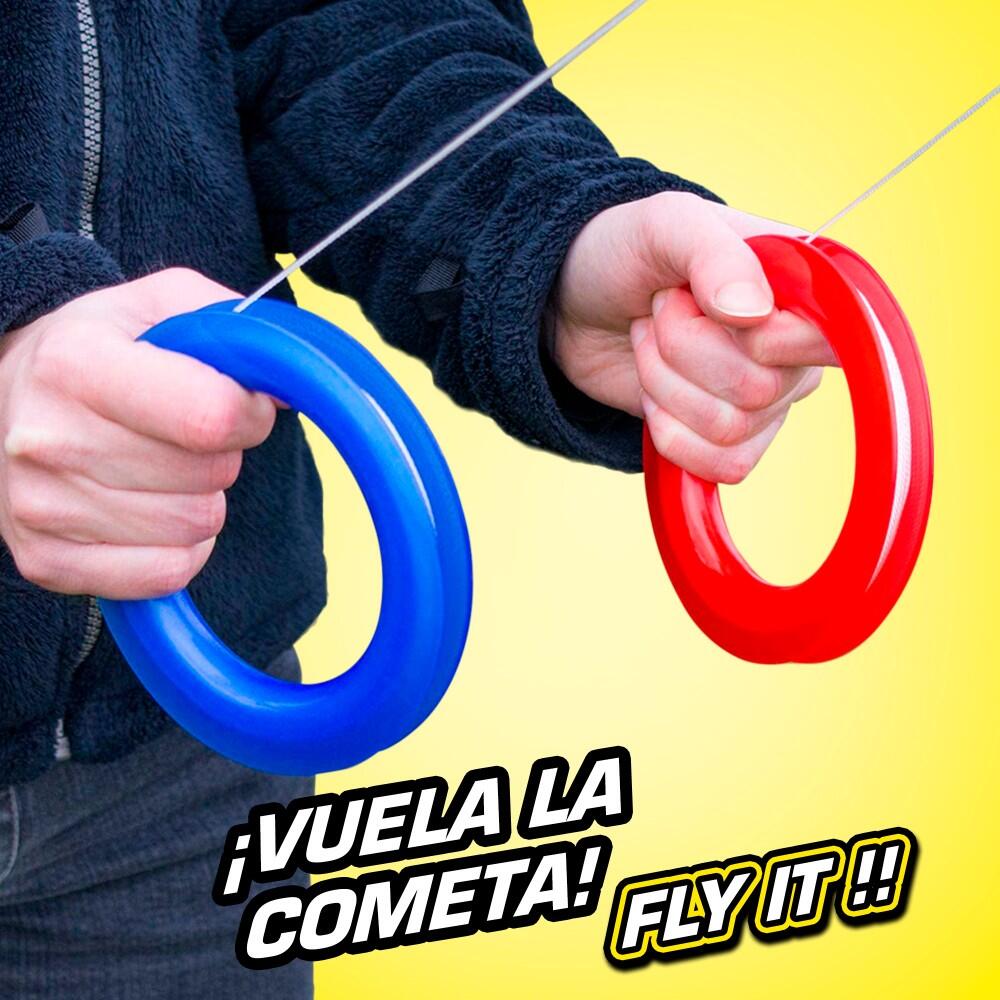 Cometa acrobática pop-up morado y blanco CB Toys 4/7