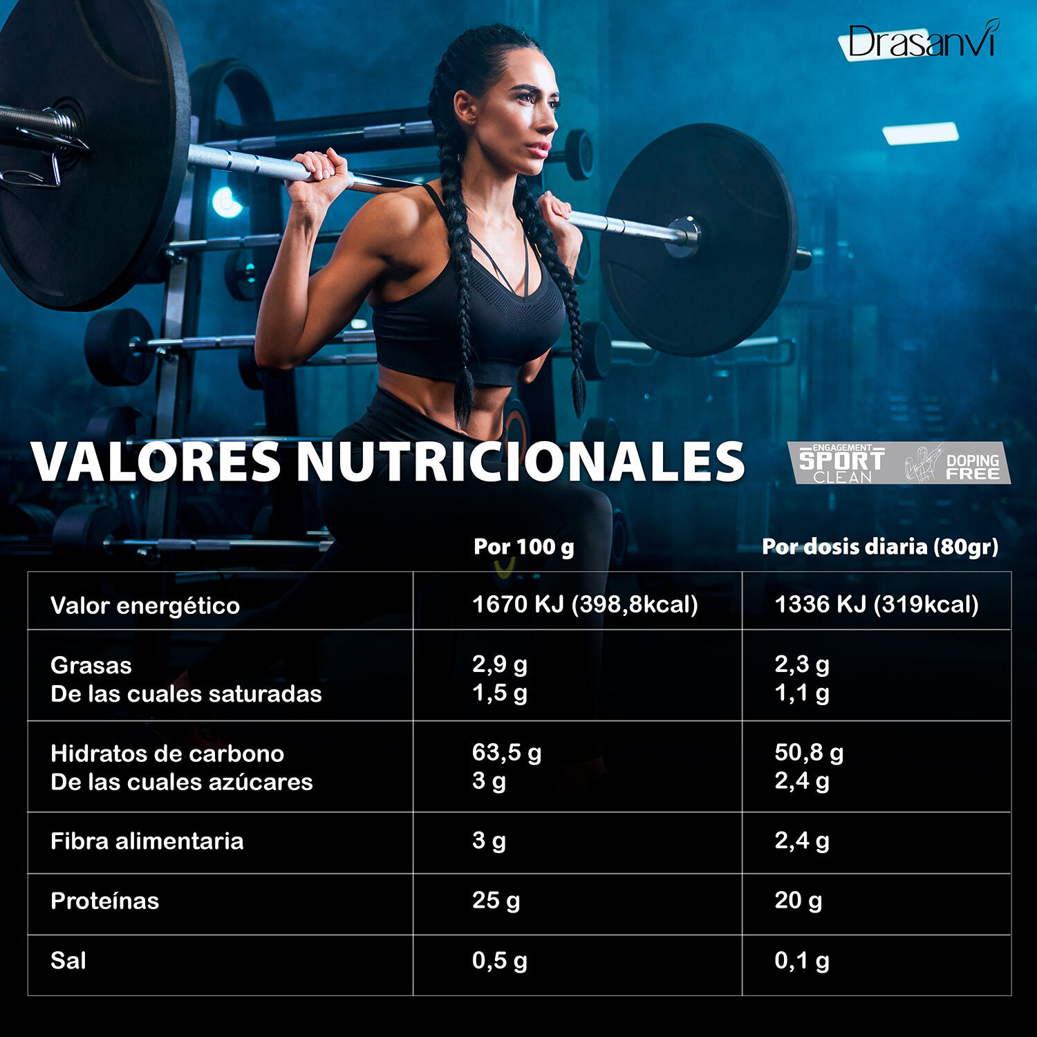Weight Gainer Sport Live - Aumento masa muscular - Capuchino - 3Kg 5/6